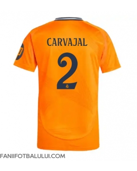 Real Madrid Daniel Carvajal #2 Tricou Fotbal Replică 2024-25 Barbati Deplasare